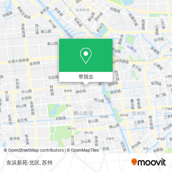 东浜新苑-北区地图
