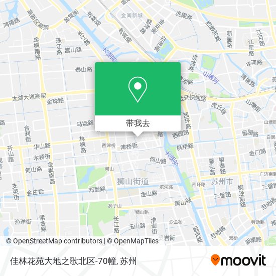佳林花苑大地之歌北区-70幢地图