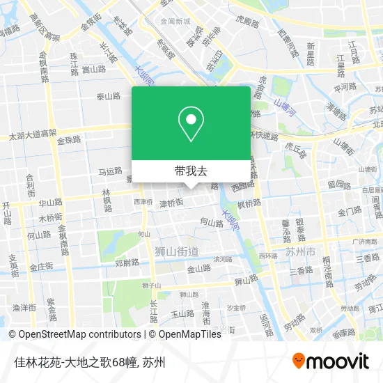 佳林花苑-大地之歌68幢地图