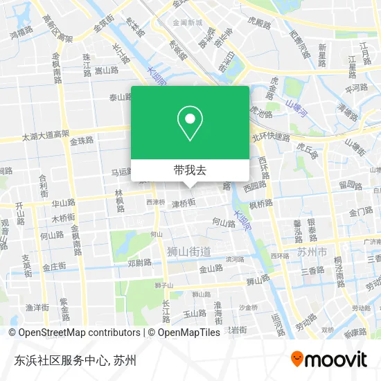 东浜社区服务中心地图