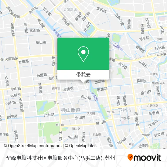 华峰电脑科技社区电脑服务中心(马浜二店)地图