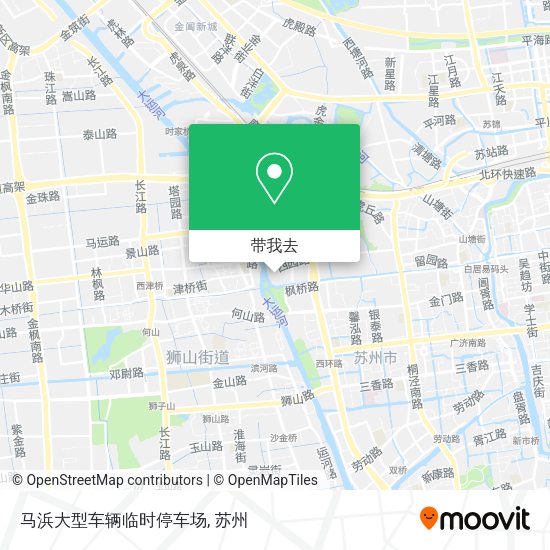 马浜大型车辆临时停车场地图