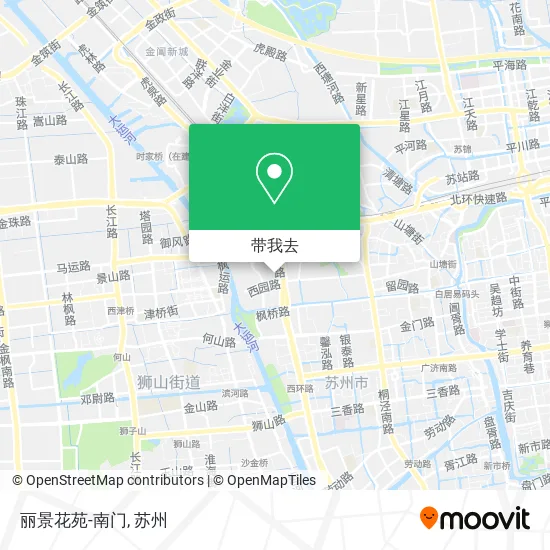 丽景花苑-南门地图