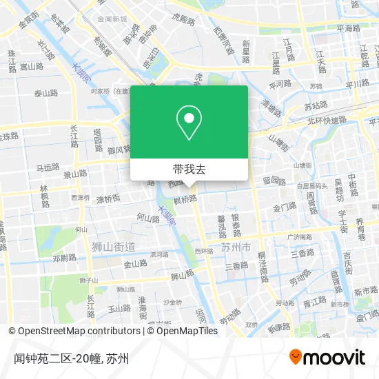 闻钟苑二区-20幢地图