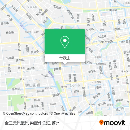 金三元汽配汽·柴配件总汇地图