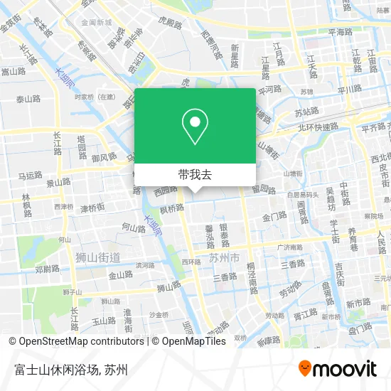 富士山休闲浴场地图