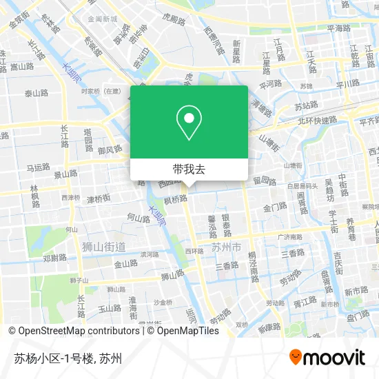 苏杨小区-1号楼地图