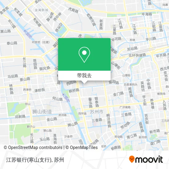 江苏银行(寒山支行)地图