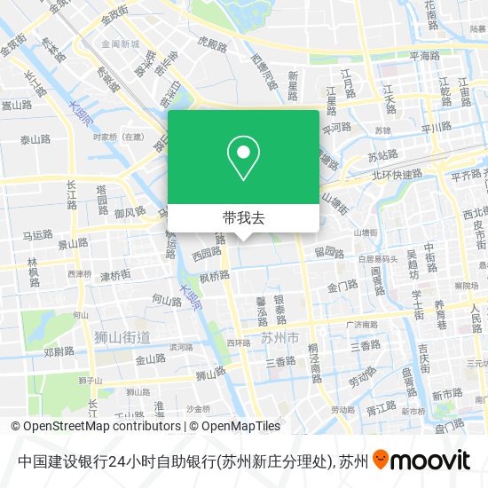 中国建设银行24小时自助银行(苏州新庄分理处)地图