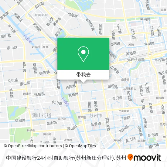 中国建设银行24小时自助银行(苏州新庄分理处)地图