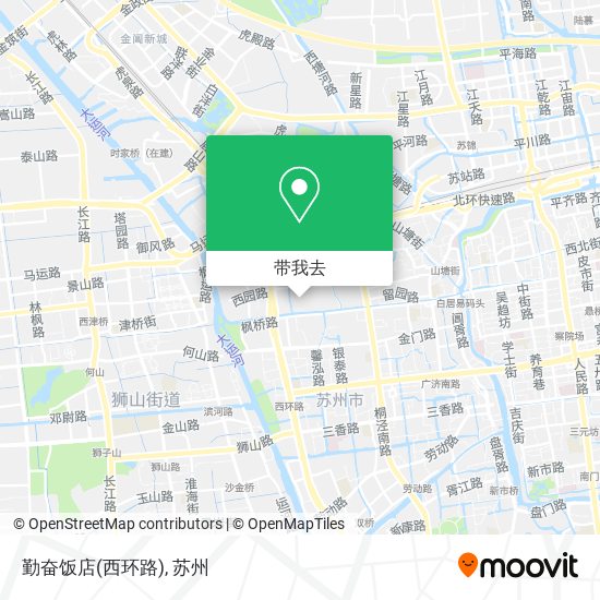 勤奋饭店(西环路)地图