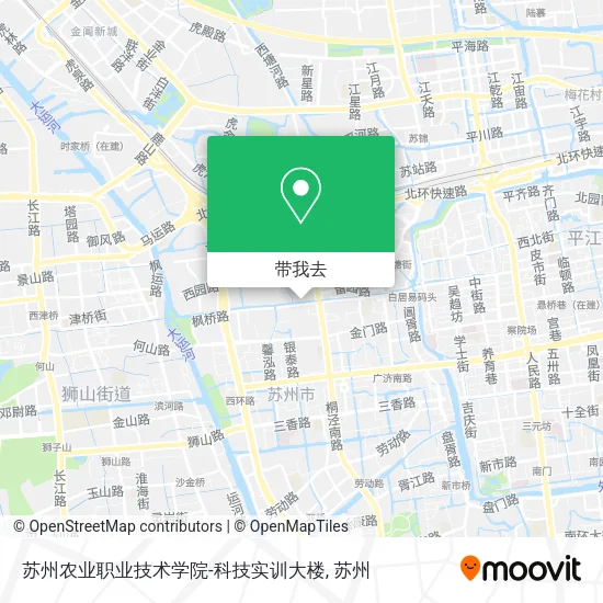 苏州农业职业技术学院-科技实训大楼地图