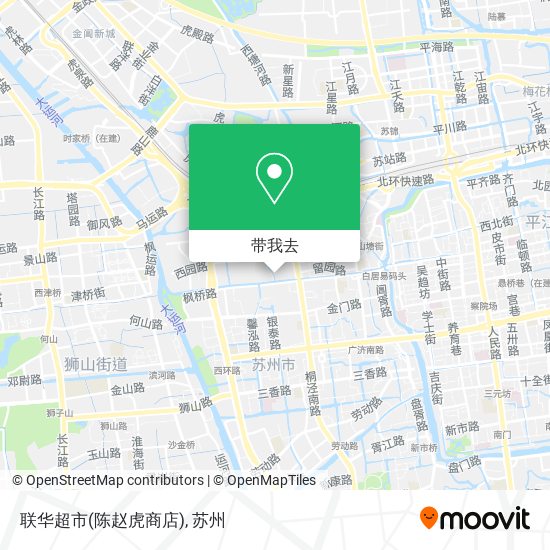 联华超市(陈赵虎商店)地图