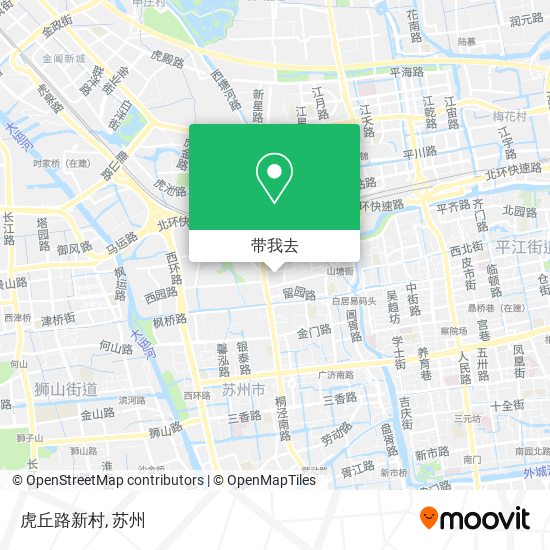 虎丘路新村地图