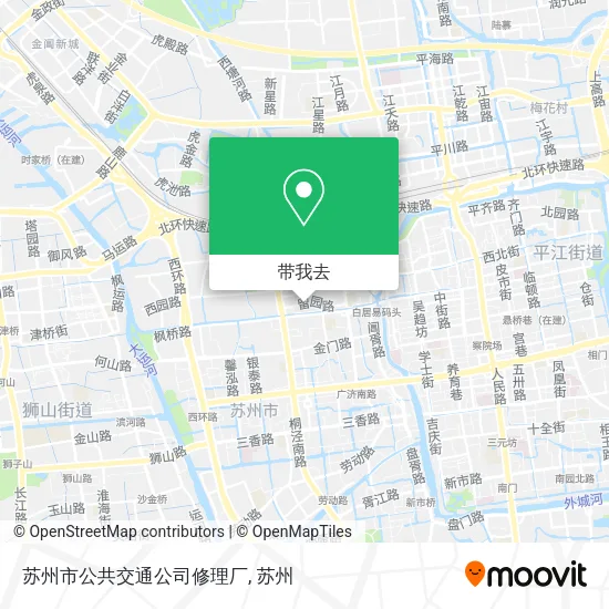 苏州市公共交通公司修理厂地图