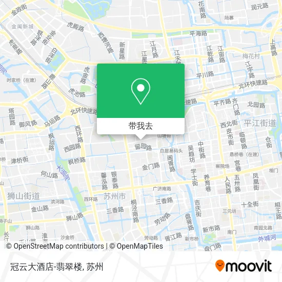 冠云大酒店-翡翠楼地图