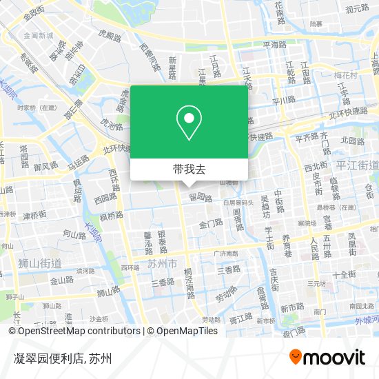 凝翠园便利店地图