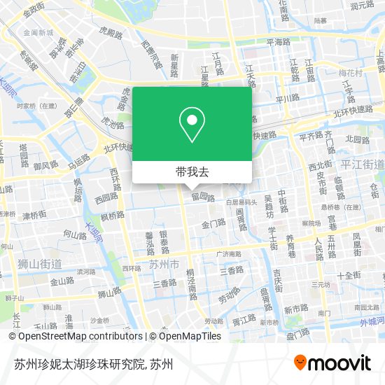 苏州珍妮太湖珍珠研究院地图