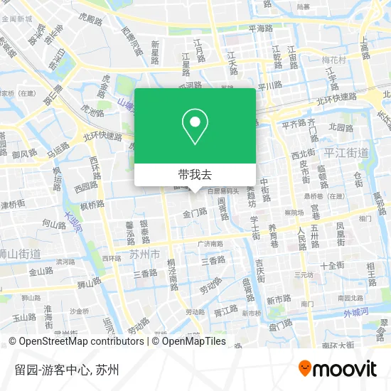 留园-游客中心地图