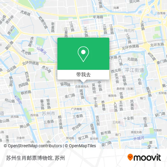 苏州生肖邮票博物馆地图