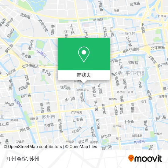 汀州会馆地图
