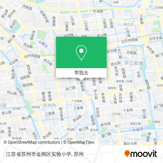 江苏省苏州市金阊区实验小学地图