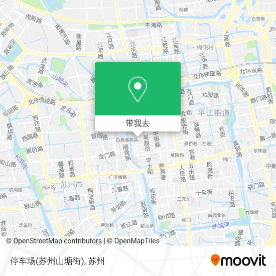 停车场(苏州山塘街)地图