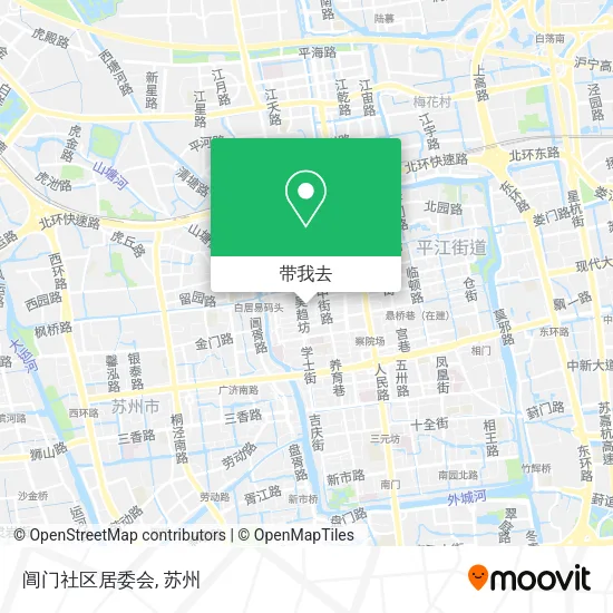 阊门社区居委会地图