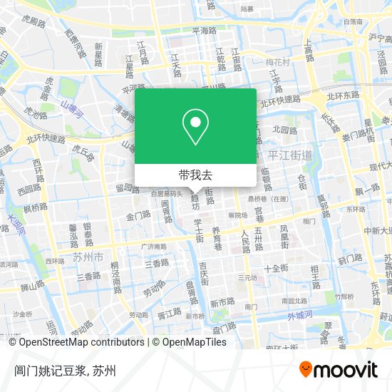 阊门姚记豆浆地图
