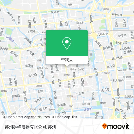 苏州狮峰电器有限公司地图