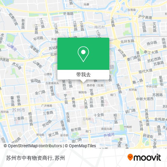 苏州市中有物资商行地图