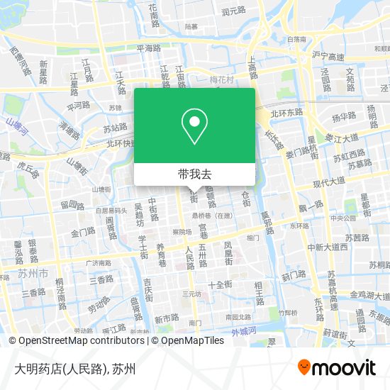 大明药店(人民路)地图