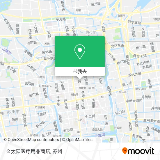 金太阳医疗用品商店地图