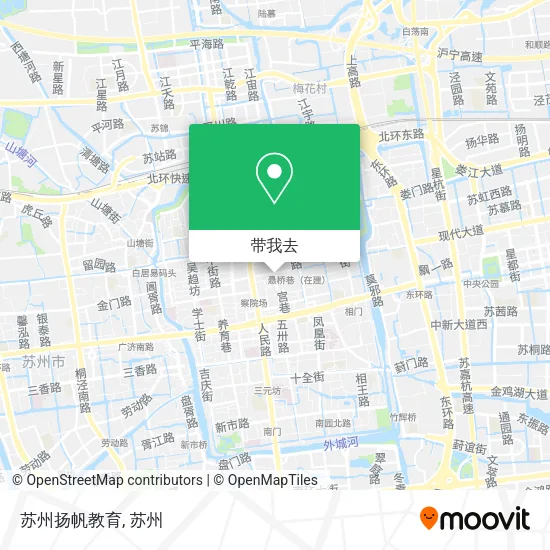 苏州扬帆教育地图
