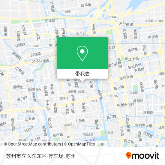 苏州市立医院东区-停车场地图