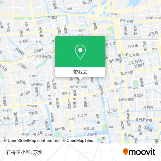 石桥里小区地图