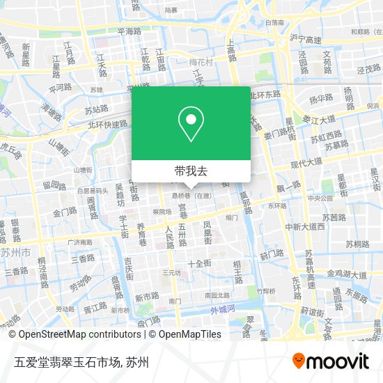 五爱堂翡翠玉石市场地图
