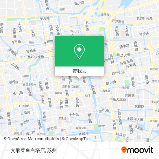 一文酸菜鱼白塔店地图