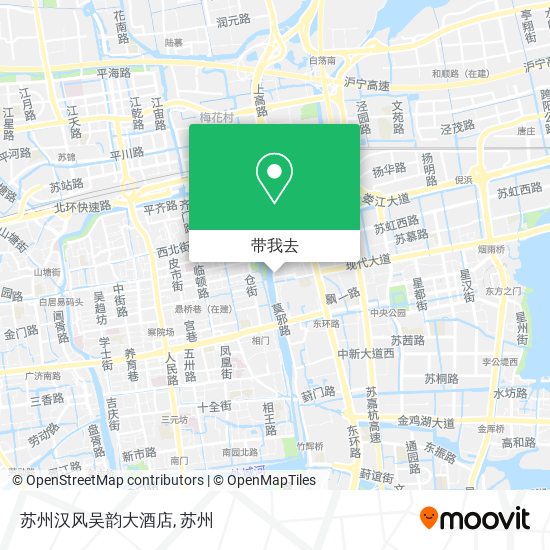 苏州汉风吴韵大酒店地图