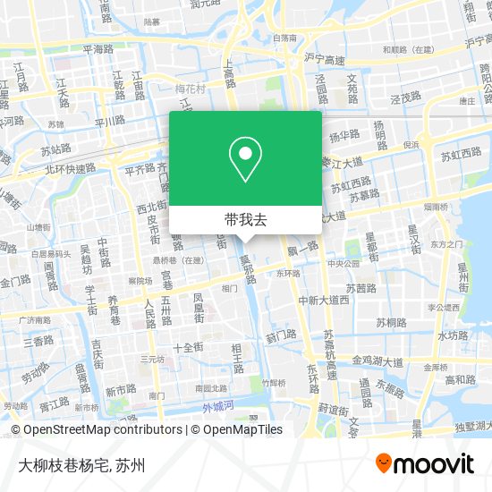大柳枝巷杨宅地图