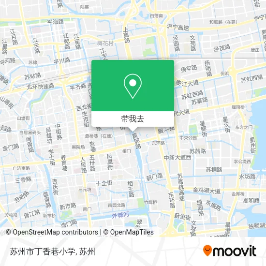 苏州市丁香巷小学地图