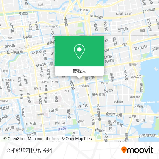 金相邻烟酒棋牌地图