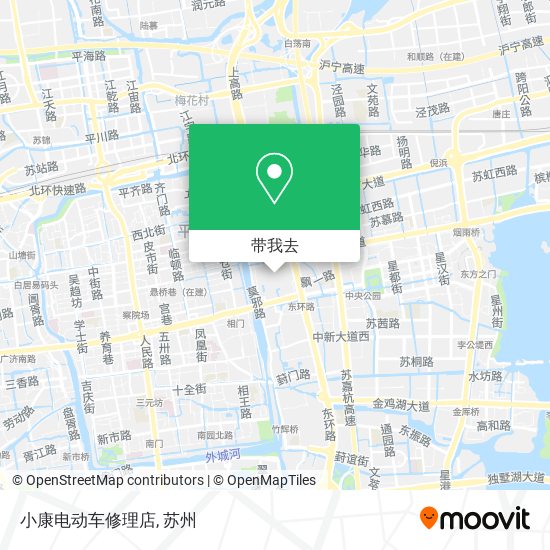 小康电动车修理店地图