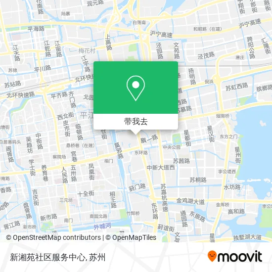 新湘苑社区服务中心地图