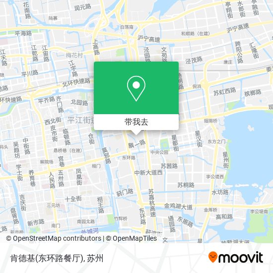 肯德基(东环路餐厅)地图