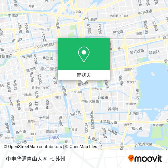 中电华通自由人网吧地图