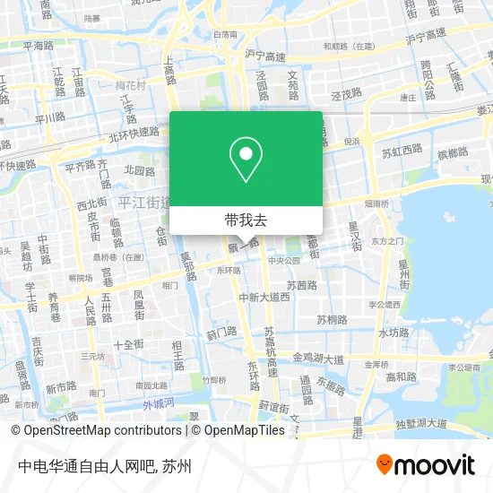 中电华通自由人网吧地图
