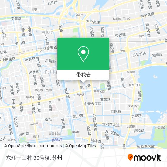 东环一三村-30号楼地图