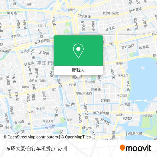东环大厦-自行车租赁点地图