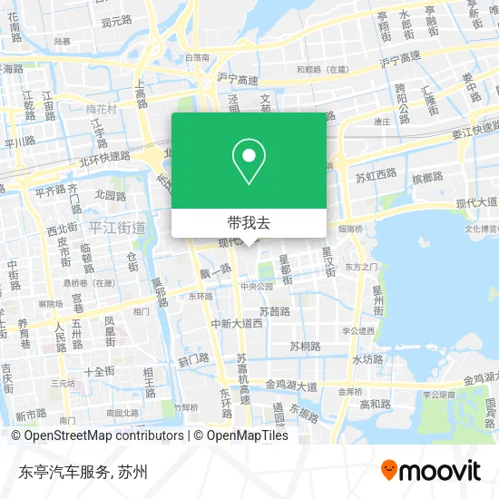 东亭汽车服务地图